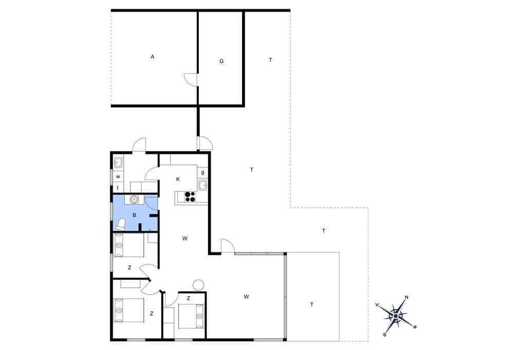 Innenausstattung 1-401 Ferienhaus OH193, Halvrebene 111, DK - 9560 Hadsund