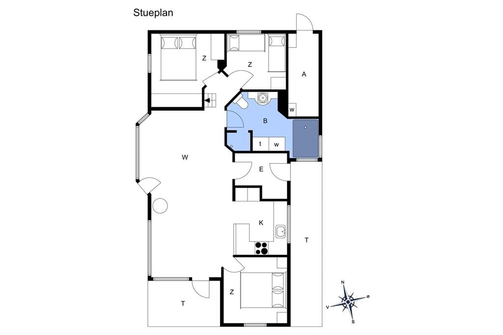 Indretning 1-22 Sommerhus C11148, Lappedykkervænget 22, DK - 6893 Hemmet