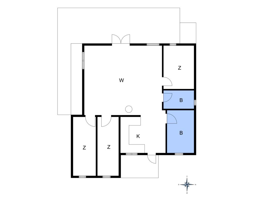 Indretning 1-10 Sommerhus 1422, Boesvej 4, DK - 3720 Aakirkeby