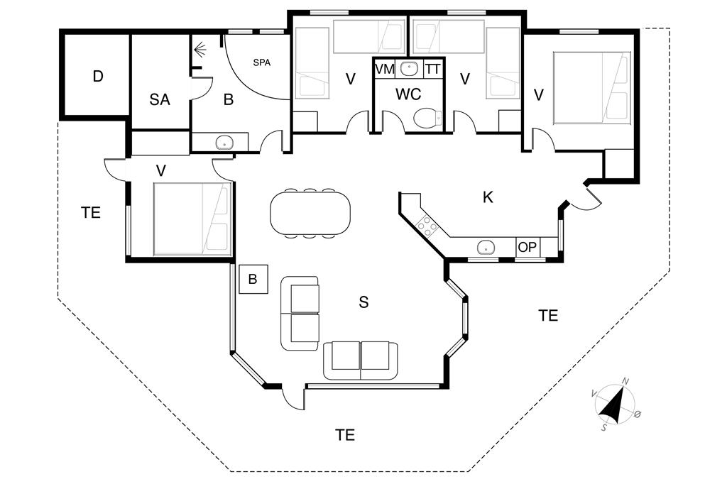 Interieur 1-19 Vakantiehuis 30410, Hulager 2, DK - 8300 Odder
