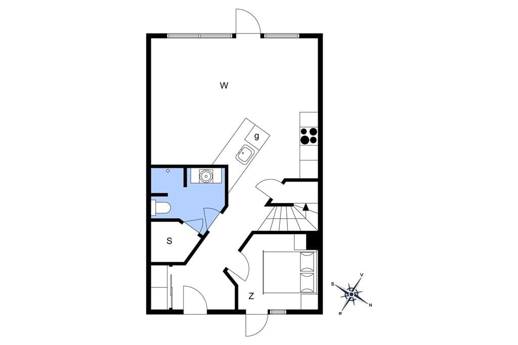 Interior 1-14 Holiday-home 1599, Laksen 45, DK - 9480 Løkken