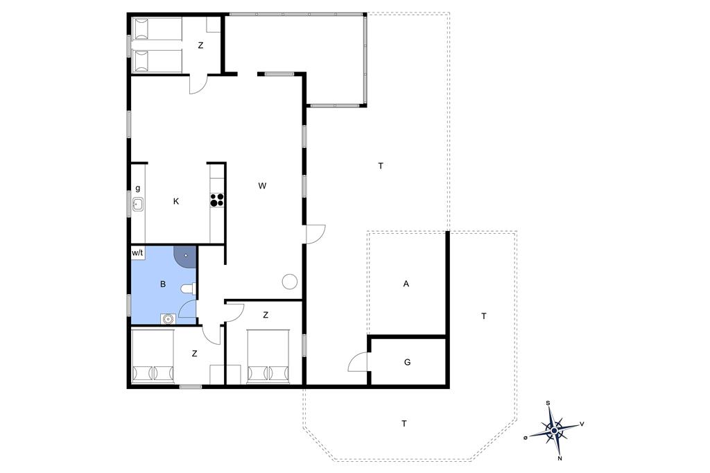 Indretning 1-13 Sommerhus 514, Fiskervej 53, DK - 7700 Thisted