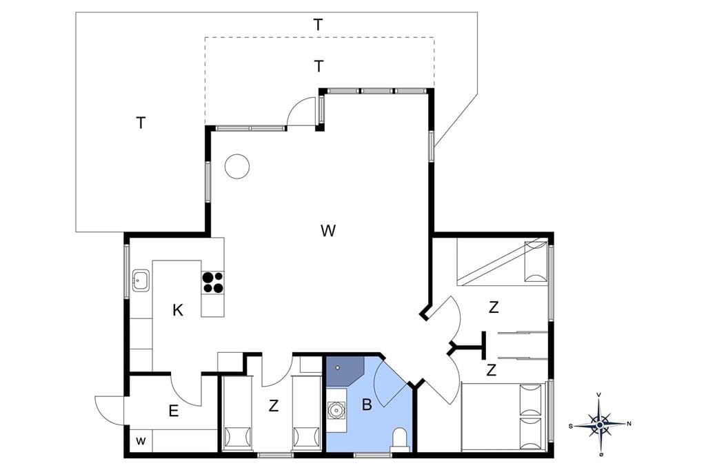 Indretning 1-174 Sommerhus M22005, Ore Strandpark 25, DK - 4850 Stubbekøbing