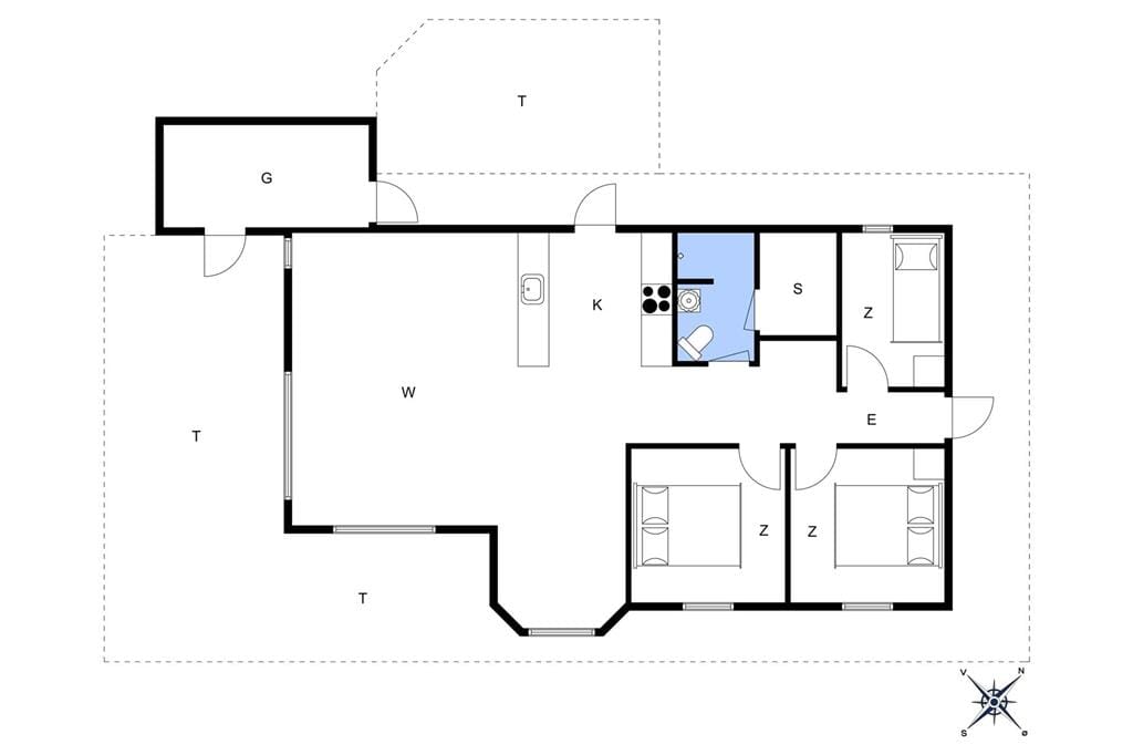 Interieur 1-20 Vakantiehuis 605, Gjelleroddevej 65, DK - 7620 Lemvig