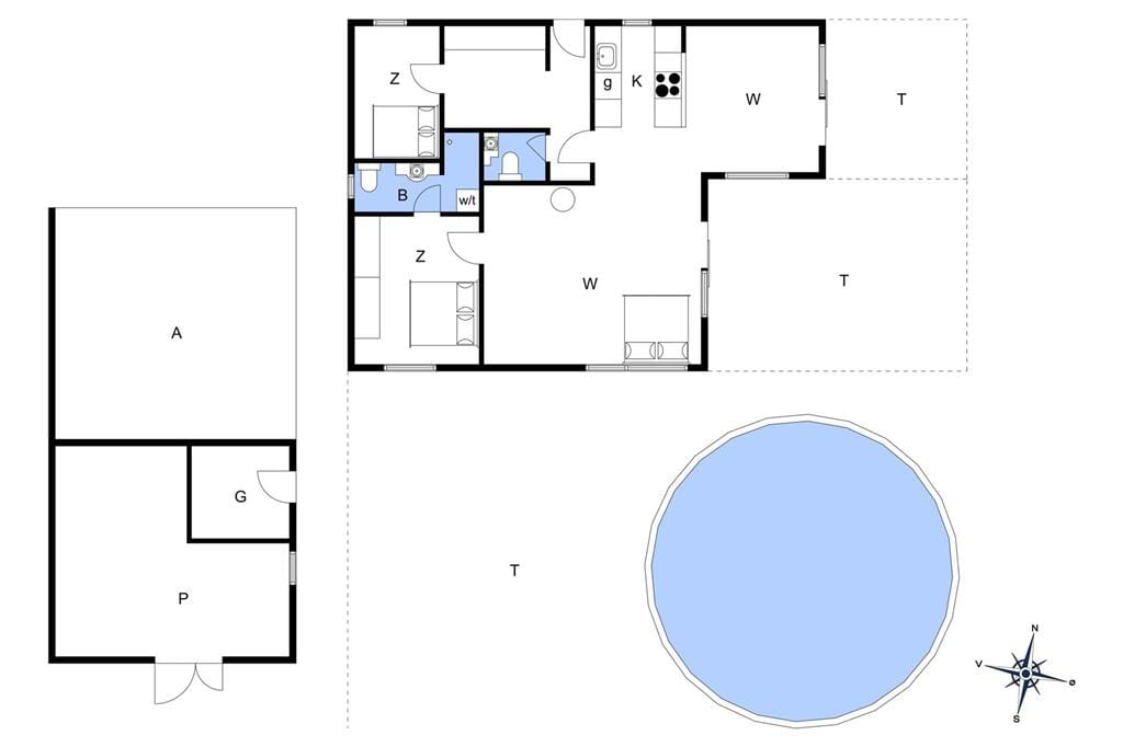 Indretning 1-401 Sommerhus OH369, Fjordglimt 4, DK - 9560 Hadsund