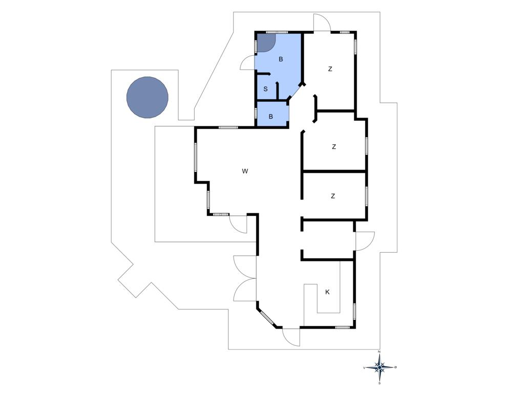 Indretning 1-10 Sommerhus 1433, Sluseparken 27, DK - 3720 Aakirkeby