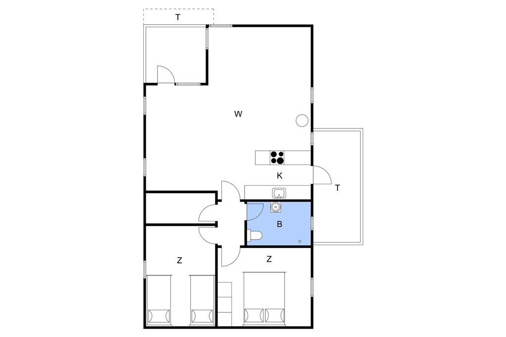 Innenausstattung 1-19 Ferienhaus 30333, Lyngmarksvej 2, DK - 8300 Odder