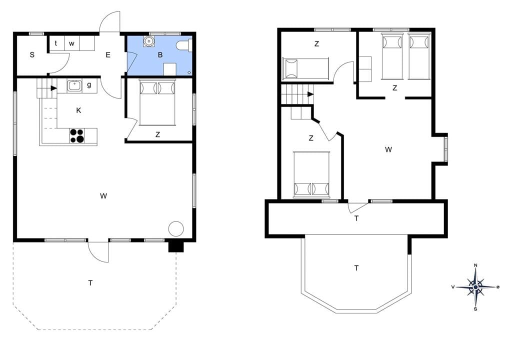 Indretning 1-11 Sommerhus 0319, Dyssebjergvej 45, DK - 6792 Rømø