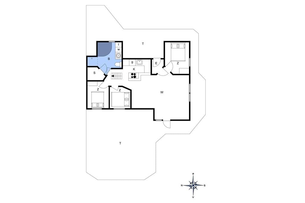 Indretning 1-401 Sommerhus OH322, Stenkisten 62, DK - 9560 Hadsund