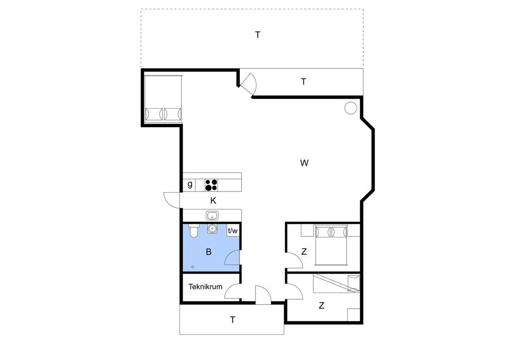 Innenausstattung 1-19 Ferienhaus 30586, Tværagervej 7, DK - 8300 Odder