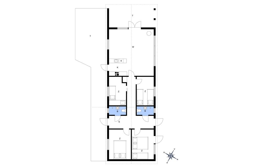 Indretning 1-17 Sommerhus 16638, Bakkevejen 9, DK - 4540 Fårevejle