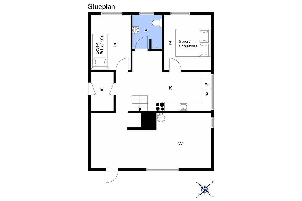 Interieur 1-1336 Vakantiehuis 584-N, Blåbærvænget 7, DK - 3300 Frederiksværk