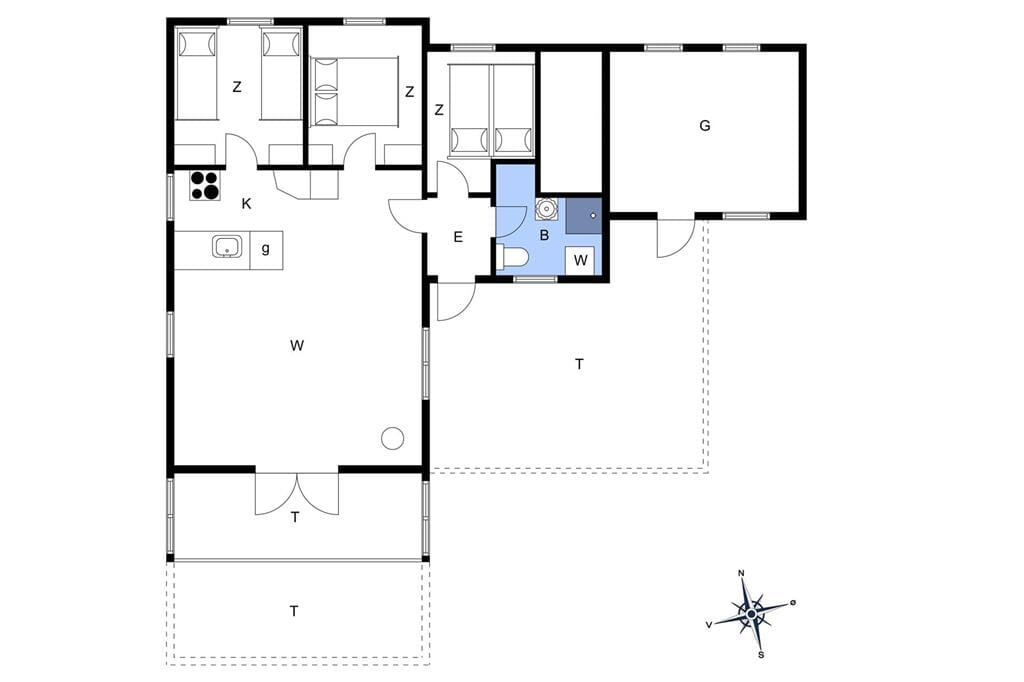 Indretning 1-13 Sommerhus 567, Fiskervej 67, DK - 7700 Thisted