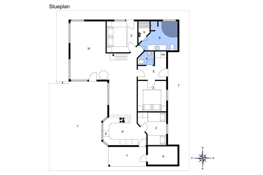 Indretning 1-14 Sommerhus 1381, Grådybvej 3, DK - 9800 Hjørring
