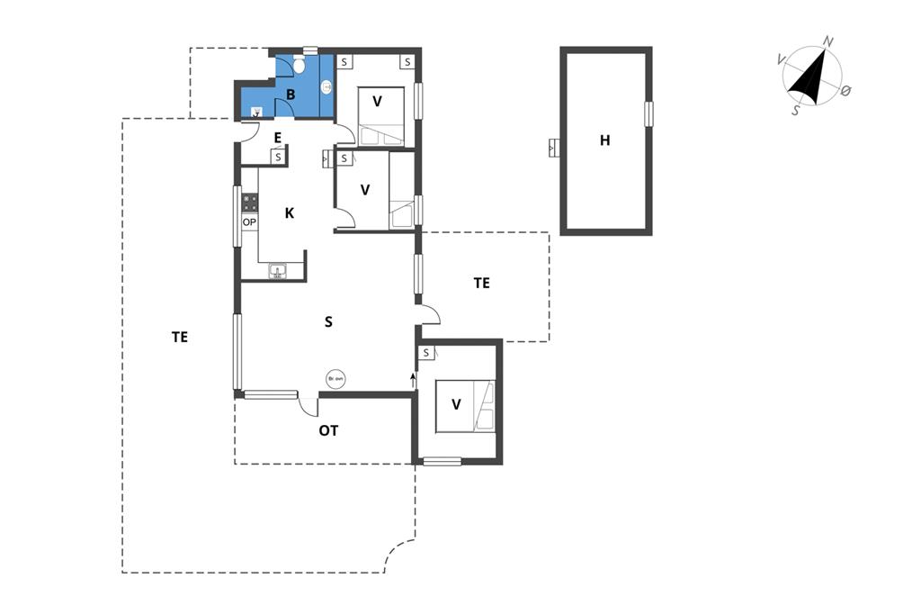 Interieur 1-23 Vakantiehuis 8452, Brigvej 47, DK - 8400 Ebeltoft