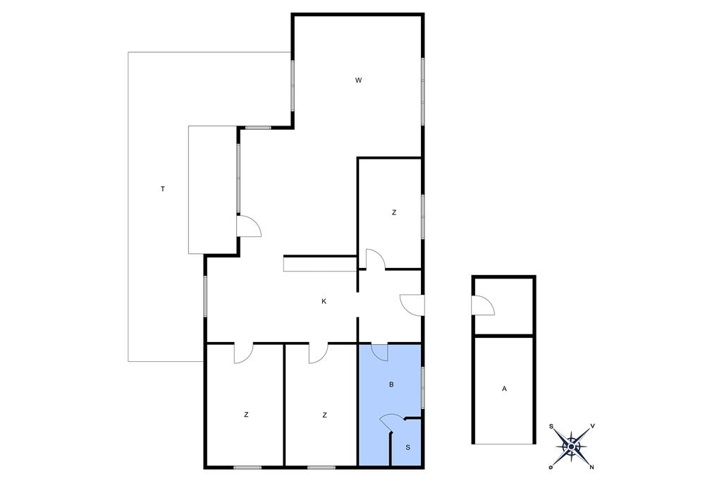 Indretning 1-10 Sommerhus 2618, Kolonivejen 4, DK - 3730 Nexø
