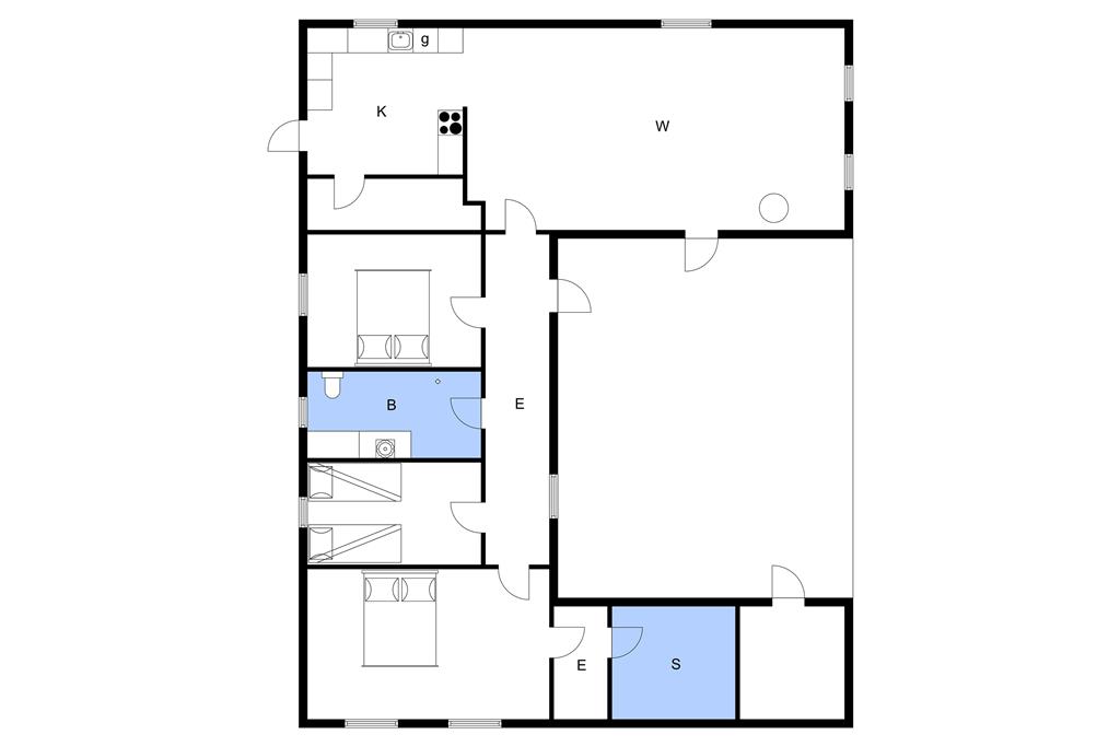 Innenausstattung 1-3 Ferienhaus M64316, Rylevej 2, DK - 5464 Brenderup Fyn