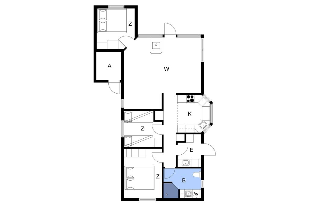 Indretning 1-1336 Sommerhus 673-N, Sollinien 12, DK - 3300 Frederiksværk