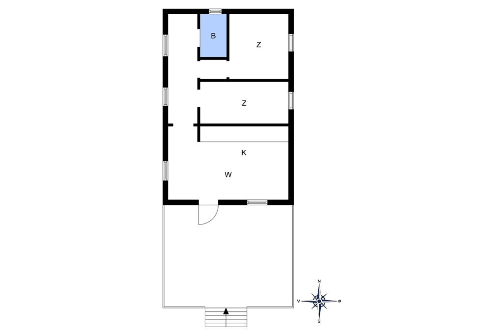 Indretning 1-10 Sommerhus 4761, Højlyngsvejen 12, DK - 3720 Aakirkeby