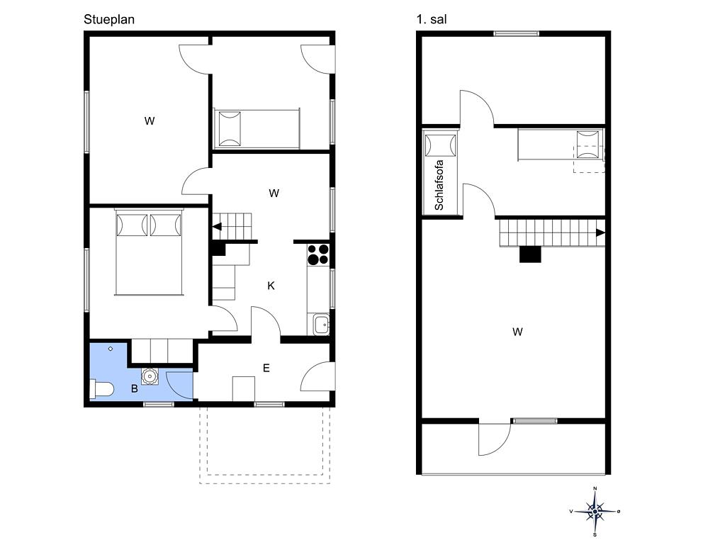 Indretning 1-3 Sommerhus L15250, Stårupvej 31, DK - 7840 Højslev