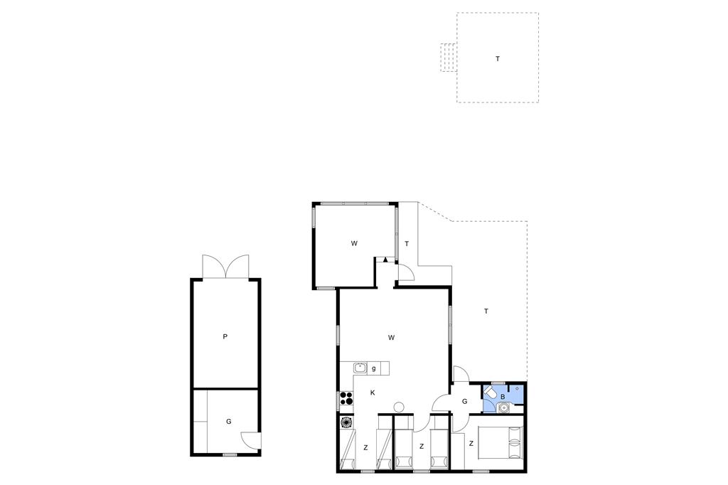 Innenausstattung 1-14 Ferienhaus 76186, Flakket 5, DK - 9800 Hjørring