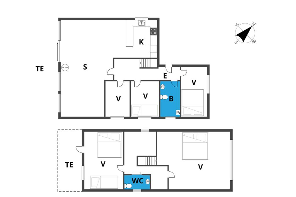Indretning 1-19 Sommerhus 30472, Strandparksvej 67, DK - 8300 Odder