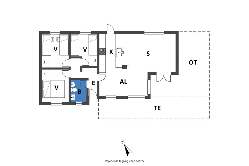 Indretning 1-19 Sommerhus 30571, Hasselvænget 7, DK - 8300 Odder