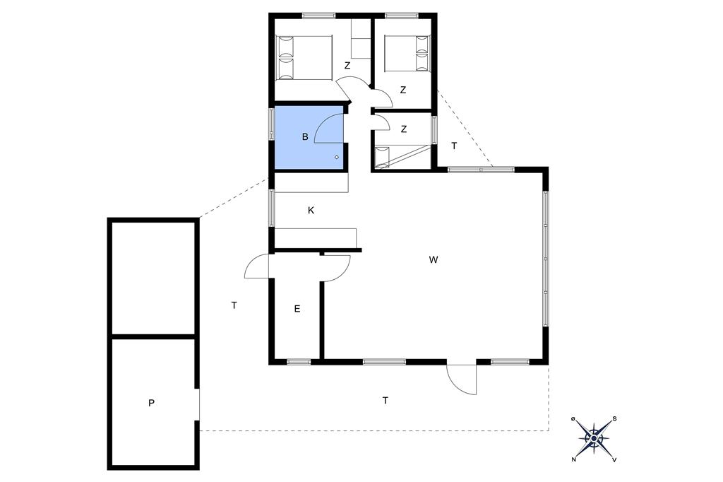 Inredning 1-401 Stuga OH361, Glentevej 11, DK - 9280 Storvorde