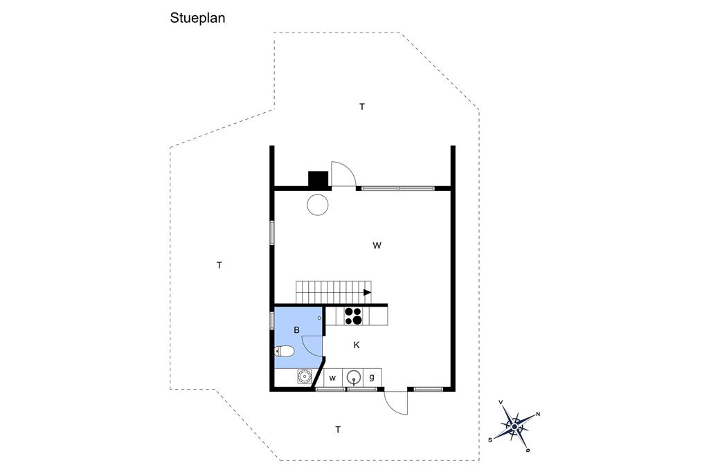 Indretning 1-22 Sommerhus C11228, Grævlingevej 19, DK - 6893 Hemmet