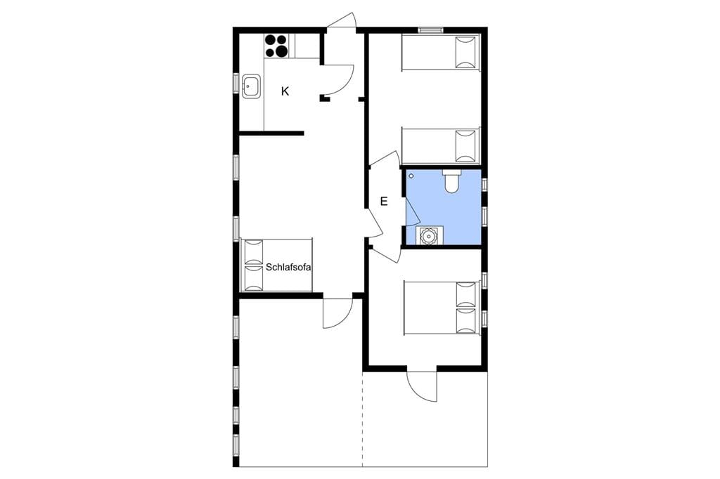 Innenausstattung 1-3 Ferienhaus L14206, Skrænten 2, DK - 7870 Roslev