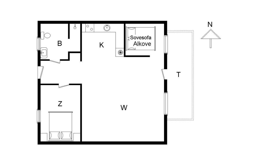 Innenausstattung 1-14 Ferienhaus 544, Lyngbyvej 239, DK - 9480 Løkken