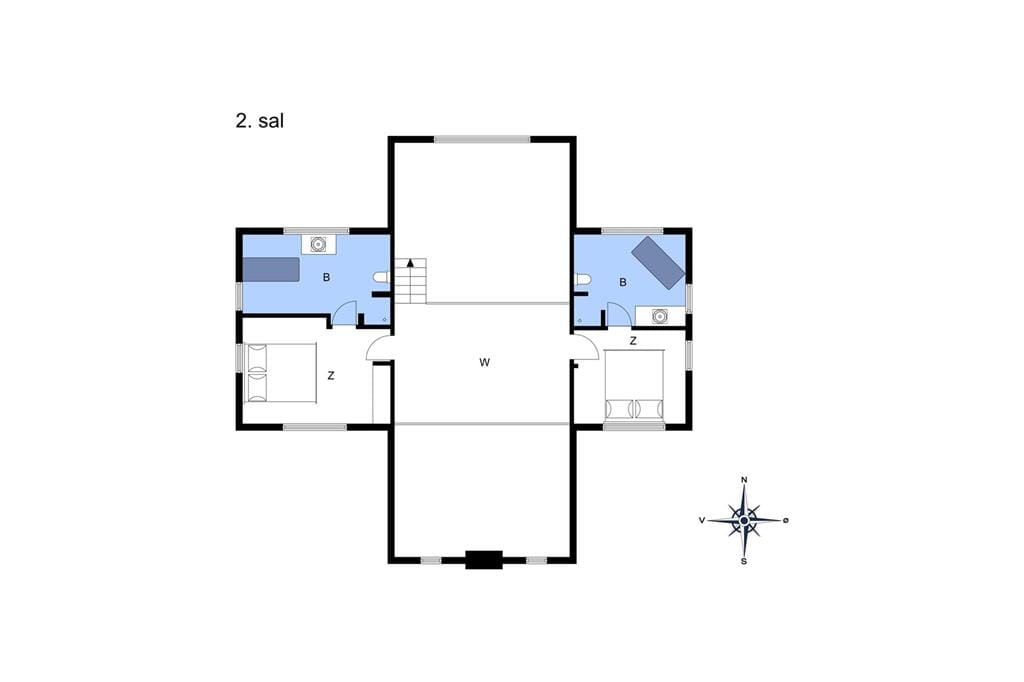 Indretning 1-176 Sommerhus BL672, Strandfogdensvej 56, DK - 9490 Pandrup