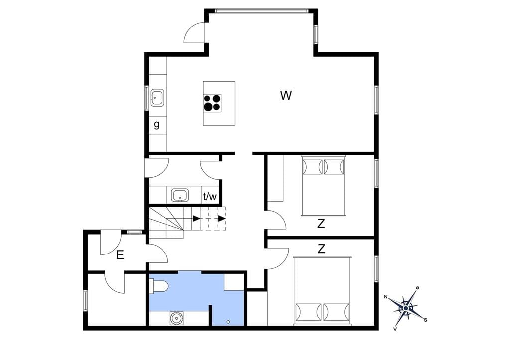 Innenausstattung 1-1336 Ferienhaus 1167-N, Kattegat Strandhave 38, DK - 3390 Hundested