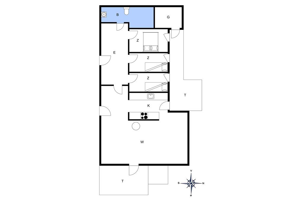 Innenausstattung 1-20 Ferienhaus 162, Libravej 60, DK - 7673 Harboøre