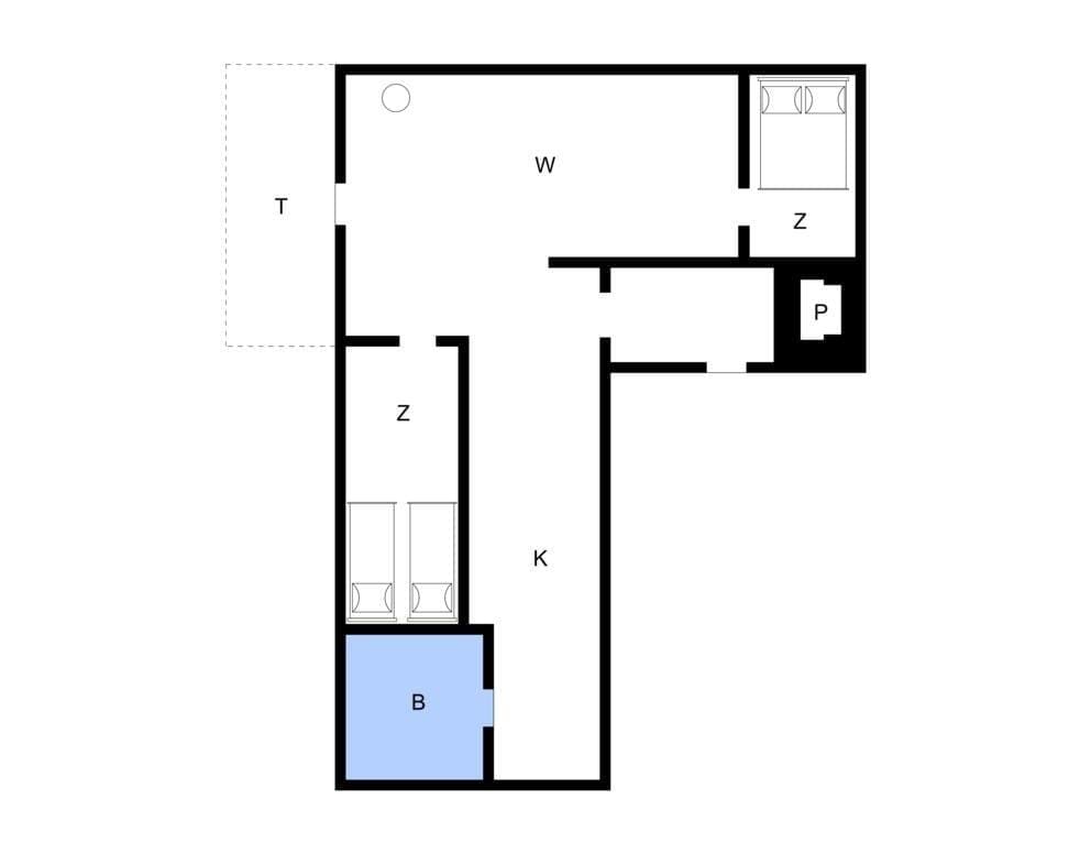 Indretning 1-15 Sommerhus 1137, Præstekravevej 12, DK - 4780 Stege