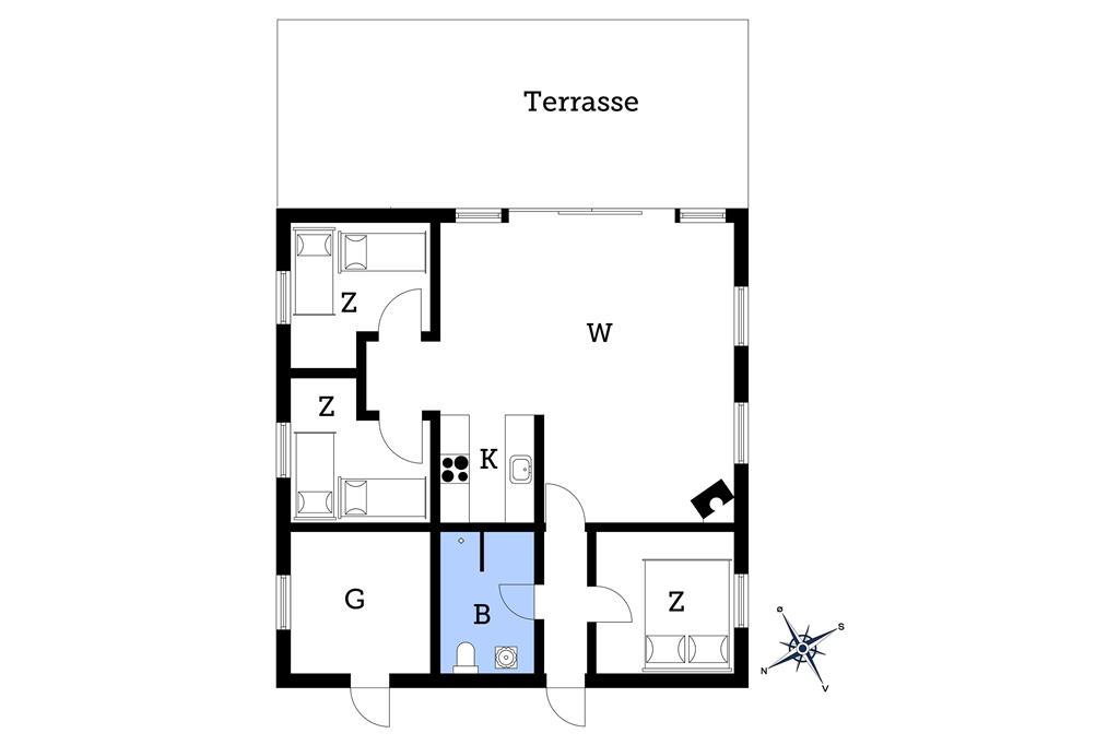 Innredning 1-10 Feirehus 2531, Pilegårdsvejen 29, DK - 3730 Nexø
