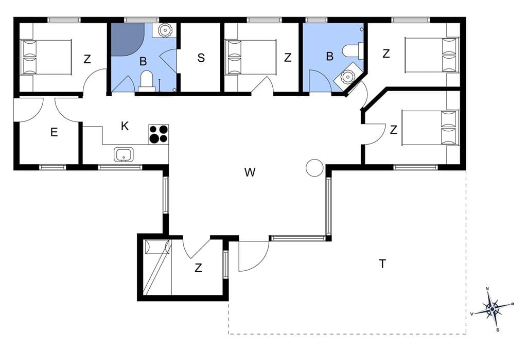 Indretning 1-20 Sommerhus 206, Neerlandiavej 182, DK - 7673 Harboøre