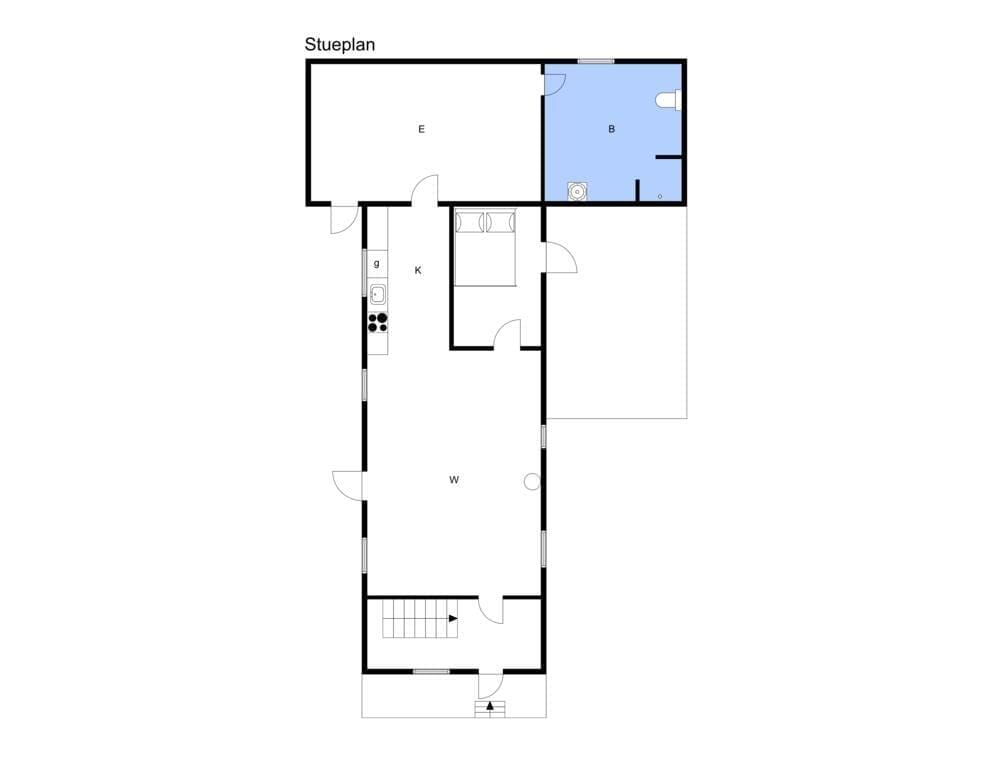 Innredning 1-3 Feirehus M66625, Flaskevejen 24, DK - 5370 Mesinge