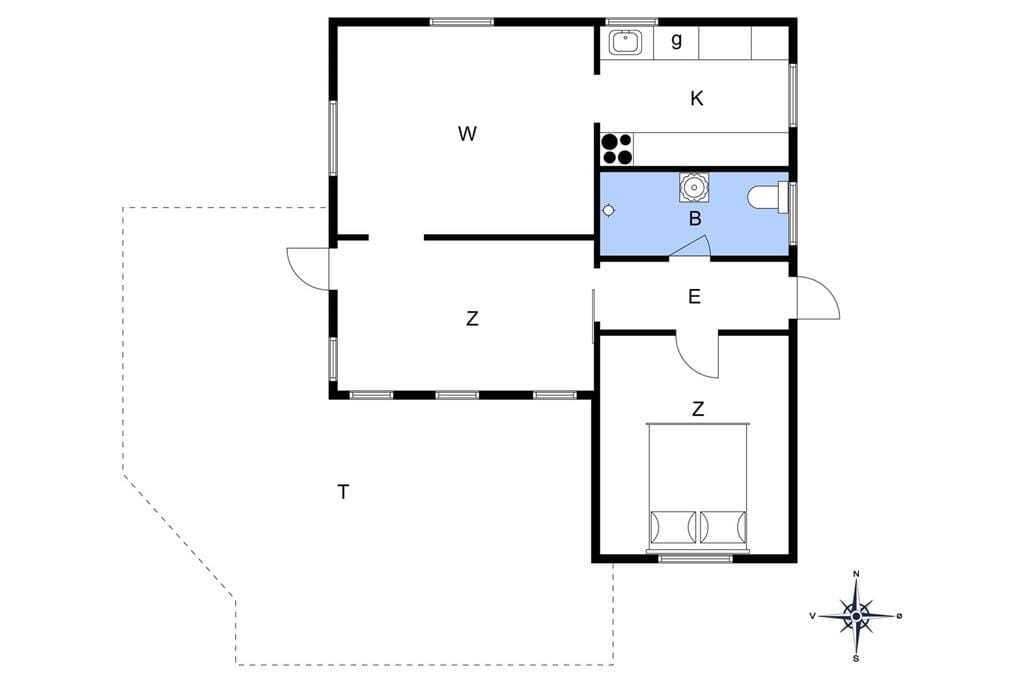 Innenausstattung 1-17 Ferienhaus 16611, Ordrup Strandvej 25, DK - 4540 Fårevejle