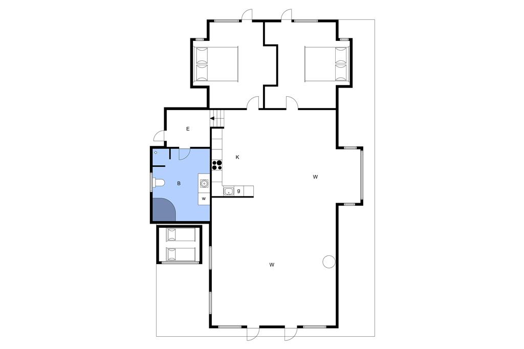Indretning 1-3 Sommerhus M64521, Snerlevænget 16, DK - 5450 Otterup