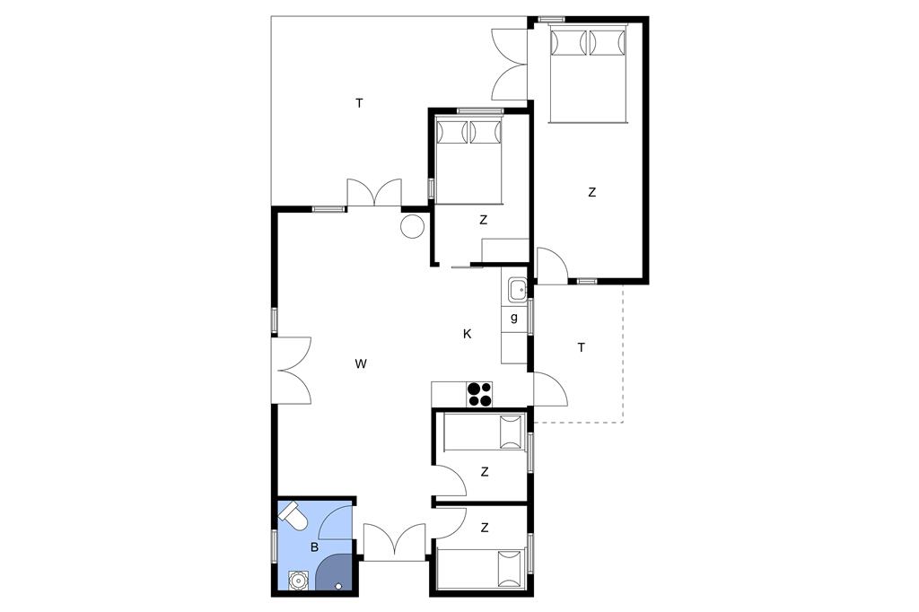 Indretning 1-17 Sommerhus 12288, Strandvænget 9, DK - 4583 Sjællands Odde