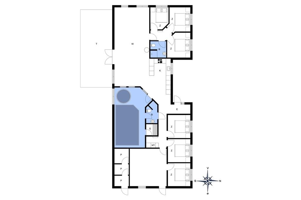 Interieur 1-148 Vakantiehuis TV1364, Drosselvej 1, DK - 9881 Bindslev