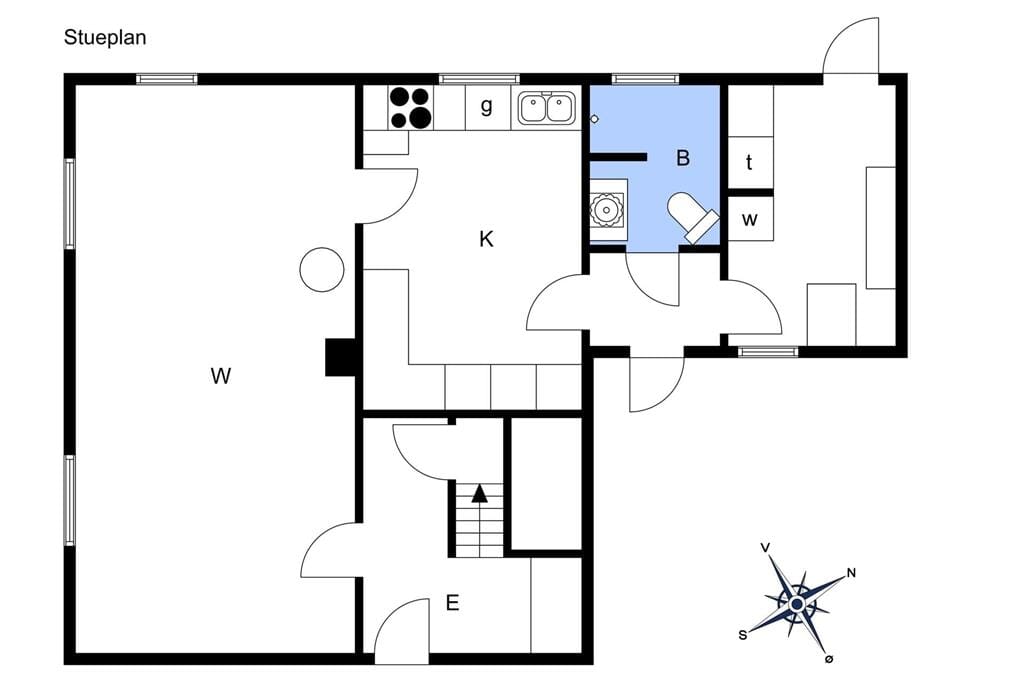 Indretning 1-15 Sommerhus 4003, Amandastræde 12, DK - 4791 Borre