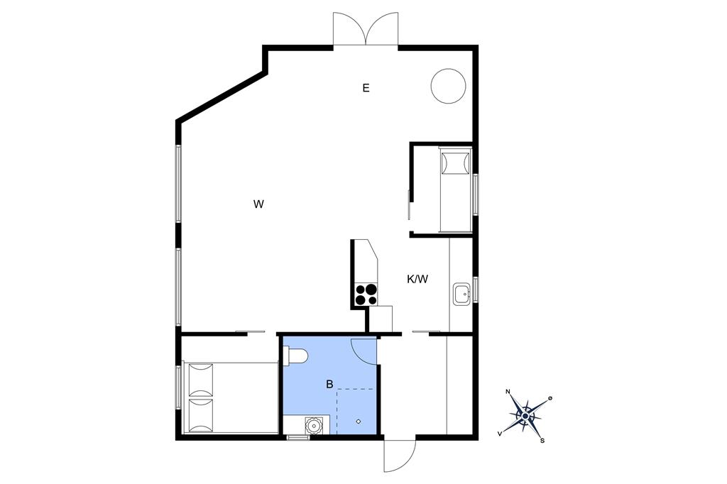 Innenausstattung 1-26 Ferienhaus SL261, Svenstrup Strandvej 109, DK - 4220 Korsør