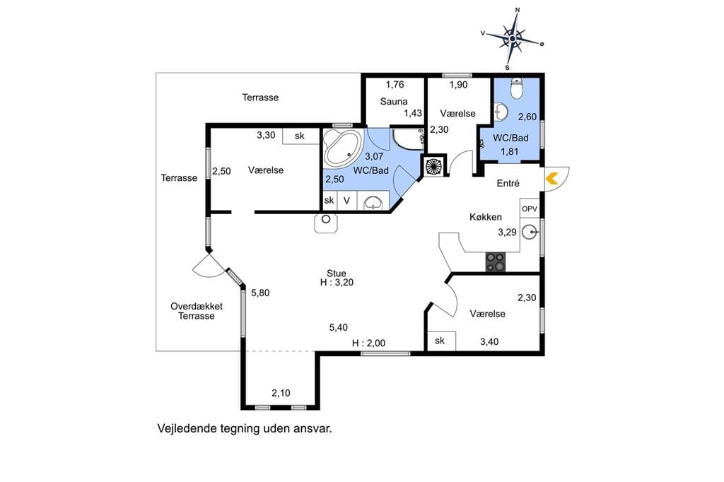 Innenausstattung 1-174 Ferienhaus M16014, Siegelindevej 5, DK - 4873 Væggerløse