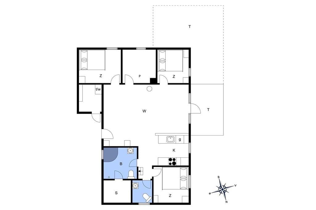Indretning 22-13 Sommerhus 136, Lykkens Håb 23, DK - 7752 Snedsted