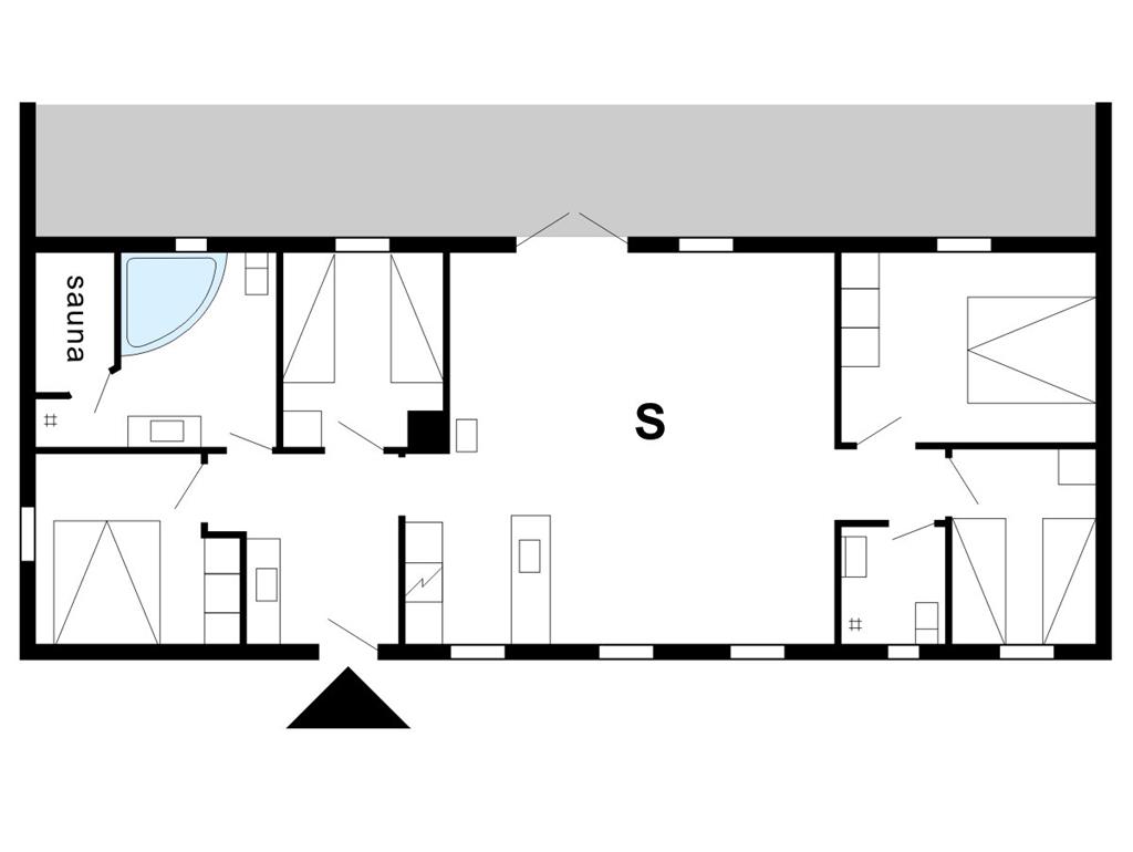 Innredning 1-175 Feirehus 10809, Vester Mosevej 72, DK - 6990 Ulfborg
