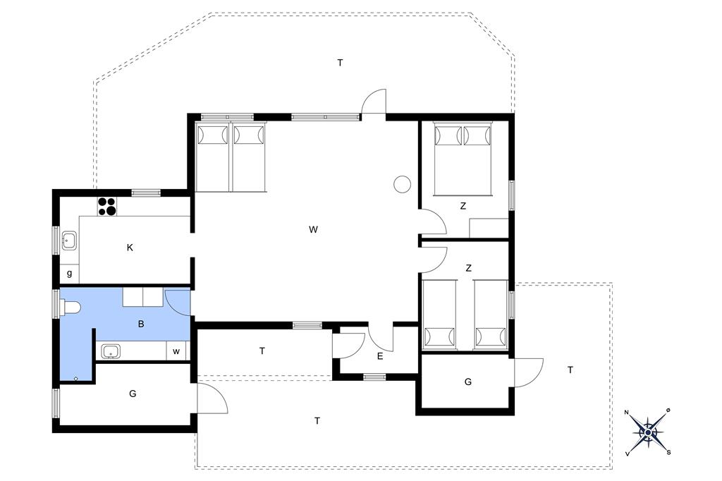 Indretning 1-13 Sommerhus 286, Blåmunkevej 49, DK - 7700 Thisted