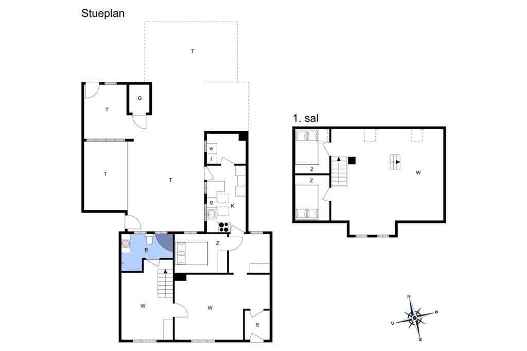 Indretning 1-13 Sommerhus 441, Klostermøllevej 3, DK - 7770 Vestervig