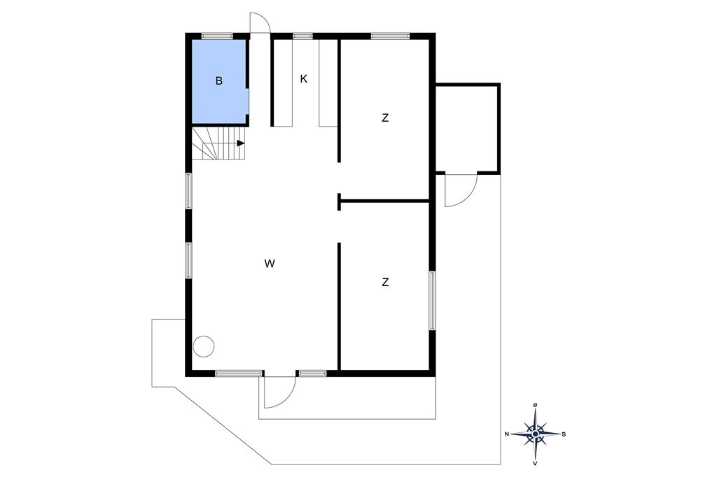 Indretning 1-10 Sommerhus 3605, Skelvej 3, DK - 3730 Nexø